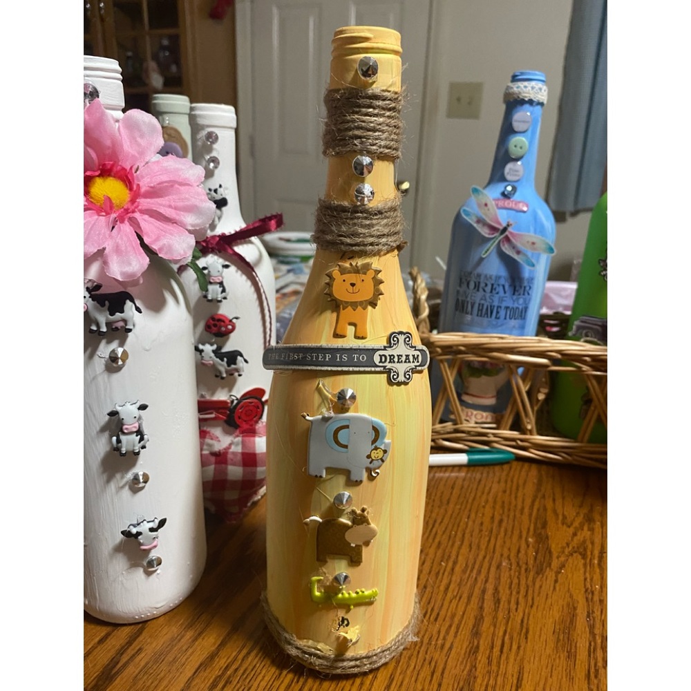 Handcrafted vase decor